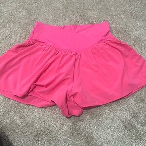 Aerie crossover flowy shorts, price is negotiable!!